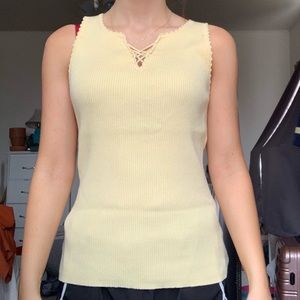 Vintage Faded Glory ribbed tank top